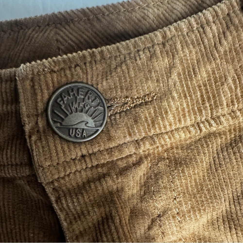 FAHERTY Brown Corduroy Pants SIZE 26 women’s - Picture 2 of 8